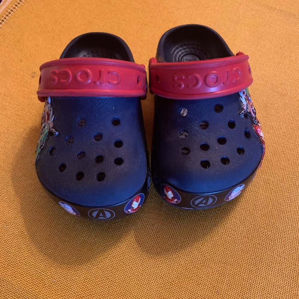 Toddler Avengers Light Up Crocs